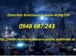 Elektrikár Bratislava NONSTOP