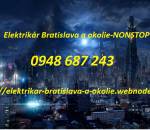 Elektrikár Bratislava NONSTOP